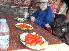 Dan Dorrough; Anadolu Evleri Hotel, Picnic Lunch on Mount Nemrut Gaziantep Turkey
