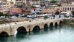 Turkey; bridge near Hilton Hotel, Adana