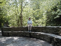 Ruth Bennett McDougal Dorrough; Trips Virginia near the natural bridge