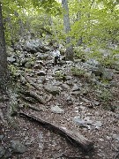 Ruth Bennett McDougal Dorrough; Trips Virginia Jun 2004 hiking Belfast trail