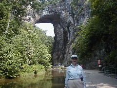 Ruth Dorrough; Family Trips Virginia Jun 2004 Natural bridge