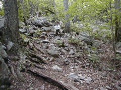 Ruth Dorrough; Trips Virginia Jun 2004 hiking Belfast trail