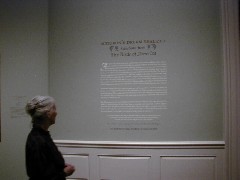 Ruth Dorrough; Audubon exhibit; National Gallery of Art; Washington DC 2005 Trips
