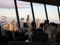 from Skyview Restaurant Space Needle Washington State; Seattle