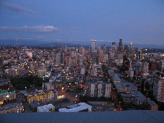 from Skyview Restaurant Space Needle; Washington State; Seattle