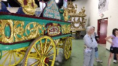 Ruth Bennett McDougal Dorrough; wagon; Ringling Circus World Baraboo, WI