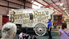 Buffalo Bill Wil West Circus wagon; Ringling Circus World Baraboo, WI