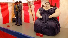 Miss Jane Campbell (fat woman); Ringling Circus World Baraboo, WI