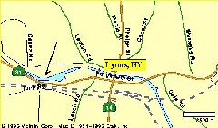 Canal Boat Cruise map Lyons NY