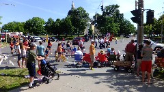 4th of July parade; Main Street Canandaigua, NY