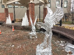 Ice Sculptures; Downtown Canandaigua