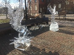 Ice Sculptures; Downtown Canandaigua