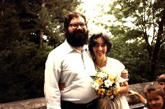 Dan Dorrough; Ruth Bennett McDougal Dorrough; Wedding Garrett Chapel on Keuka Lake