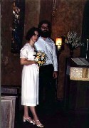 Ruth Dorrough; Dan Dorrough; wedding Garrett Chapel