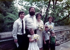 Porter Welbourne; Hilary Welbourne; Dan Dorrough; Ruth Dorrough; Andy McDougal; Kat McDougal; Evan Welbourne; wedding; Garrett Chapel Penn Yan NY