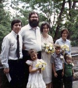 Porter Welbourne; Dan Dorrough; Hilary Welbourne; Ruth Dorrough; Andy McDougal; Kat McDougal; Evan Welbourne; Our Wedding; Garrett Chapel; Family Friends