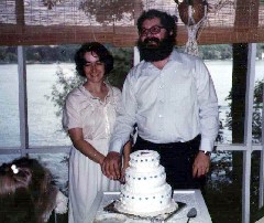 Dan Dorrough; Ruth Dorrough; Family Our Wedding reception at Porter and Claudia s house