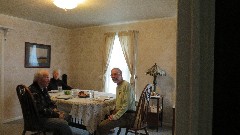 David, Ruth Bennett McDougal, Dan Dorrough; Thanksgiving dinner