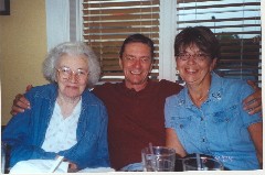 Julia (Judy) Dorrough; Bill Stout; Norma Stout; family