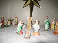 Christmas Ornaments inherited from Alice Bennett