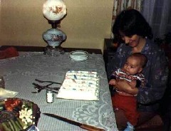 Ruth Dorrough; baby Ben Dorrough;