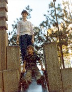 Kat McDougal; Andy McDougal; Canandaigua Elementary school playground slide