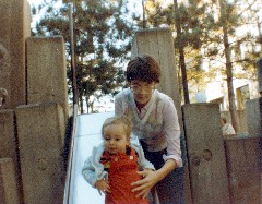 Kat McDougal; Ben Dorrough; Canandaigua Elementary school playground slide
