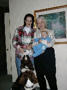 Kat Wheeler; Ruth Dorrough; Jacob Wheeler; Mac Wyatt dog