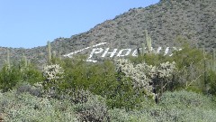 Arizona; Superstition Mountains
sign Phoenix