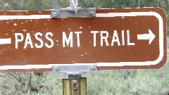 Pass Mountain Trail Superstition Mountains AZ
sign pass mt trail