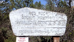 sign Red Rock Secret Mountain Wilderness; Coconin NAtional Forest
Bear Country