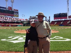 Ruth Bennett McDougal Dorrough; Dan Dorrough; Great American Ballpark; Cincinnati, OH