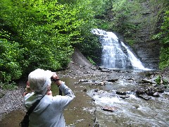 Jean Bub; waterfalls; Grimes Glen