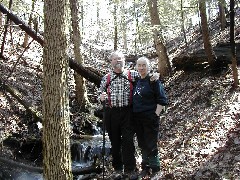 Dan Dorrough; Ruth Bennett McDougal Dorrough; Day Hi Hiking Tor Trips Hi-Tor