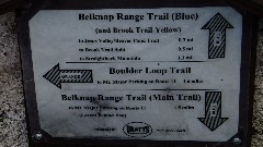 sign Belknap Range Trail (Blue)
Boulder Loop Trail
Belknap Range Trail (Main Trail)