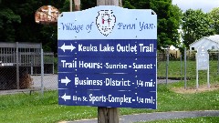 sign Village of Penn Yan
Keuka Outlet Trail