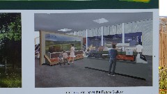Ganandogan; Artists renderiing of new Visitor s Center
