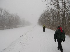 Lyn Jacobs; Ruth Bennett Dorrough; Hiking; Erie Canal