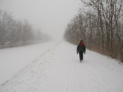 Ruth Bennett Dorrough; Hiking; Erie Canal