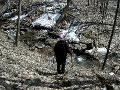 Ruth Bennett McDougal Dorrough; Hiking FLT B-01 snow