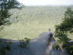 Ruth Bennett McDougal Dorrough; Hiking FLT L-01 Letchworth