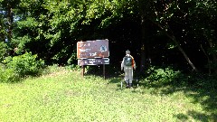 IAT; Ruth Bennett McDougal Dorrough; 
SIGN Ice Age National Scenic Trail
Hospital Esker Section
