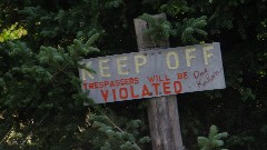 IAT
sign Keep Off
Trespassers will be violated
Dave Kahan