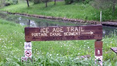 sign Ice Age Trail
Portage Canal Segment
Marquette Trail Segment