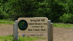 sign Springfield Hill
Natural Resource Area
Dane County Parks