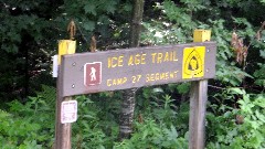 IAT
sign Ice Age Trail; IAT; Camp 27 Segment
