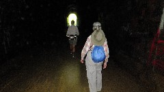 Judy Geisler; Ruth Bennett McDougal Dorrough; tunnel; IAT; Badger State Trail, WI