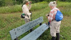 Judy Geisler; Ruth Bennett McDougal Dorrough; bench
In Memory of all the trails we alked together