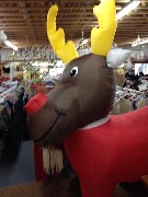 Moose balloon; Manton MI; IHN second hand store, MI
(reindeer); Serendipitous;