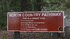 sign North Country Pathway
This is a linear trail
Farkas rd
Old stove bc campsite
Timberlost Rd
Tahqua Trail
Rivermouth Campground